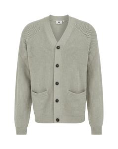 WE Fashion Вязаный кардиган в сером цвете