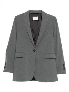 Хлопковая куртка на пуговицах Circolo 1901, серый