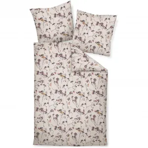 Двустороннее постельное белье Janine «DAVOS65154 03», на молнии, цвет lila weinbeere