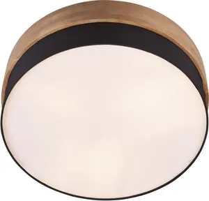 Потолочный светильник TRIO Leuchten "Времена года" на 3 лампочки Ø 50,0 см, Высота: 22,0 см, цвет nickel