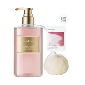 Гель для душа с эфирными маслами увлажняющий очищающий освежающий Dr.lrean Eras, [romantic cherry blossom]night cherry blossom starry 350ml