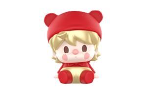 Bubbles Mengli 2024 новогодняя коллекция сидячих поз мистери бокс одиночный мистери бокс/полный бокс 8 шт POP MART