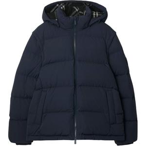 Burberry Съемный рукав пуховик, Marine Blue