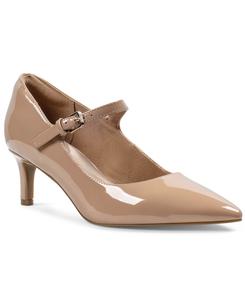 Женские туфли-лодочки Chase Mary Jane с острым носком Rockport, Light Natural