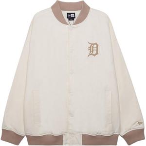 New Era Пуховик унисекс цвета слоновой кости, Ivory White