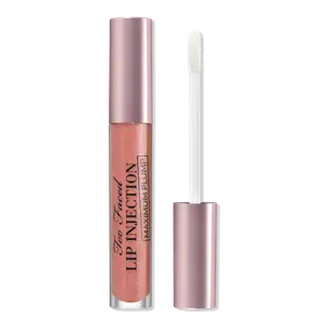Блеск для увеличения объема губ Lip Injection Maximum Plump Extra Strength Lip Plumper Gloss Too Faced, A La Mode (nude pink with subtle silver shimmer)