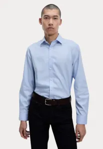 Классическая рубашка, не требующая глажки, для официальных мероприятий. Marks & Spencer, Light Blue