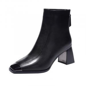 Devanro Черные женские ботильоны, цвет Black