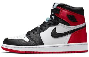 Jordan Air 1 Retro High 'Satin Black Toe' женские