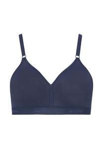 Женский мягкий бюстгальтер Microfun N без косточек BeeDees, цвет Darkblue