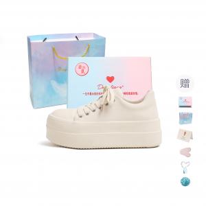 Кроссовки Slip Resistant, Abrasion Resistant, Lightweight Low Top Skateboard Shoes Women's Gift Box Set Be good, Black