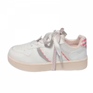 JimiXiong Женские низкие скейтерские кроссовки розовые (маленькое яблоко аксессуар), цвет Pink (Small Apple Accessory)