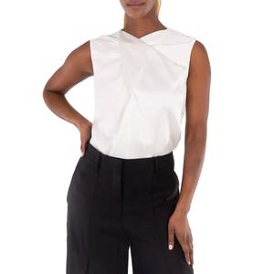 Burberry Топ из крепа с атласной подкладкой, белый