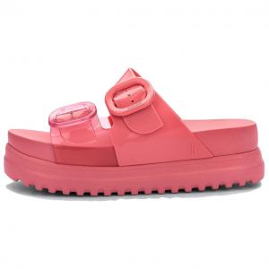 Melissa Мелисса Антискользящие тихие шлепанцы женские розовые, цвет Pink