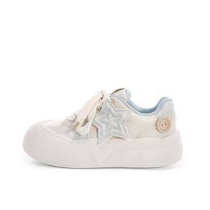 Кроссовки Lovely you Skateboarding Shoes Women's Low-top, бежевый/синий