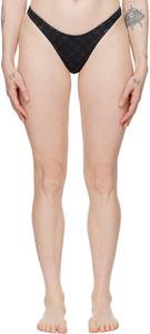 Черный плавки бикини с монограммой Misbhv