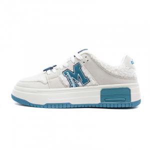 SEMIR Женские скейтерские кроссовки лоу-топ 4 см бело-голубые, цвет White Blue Tone
