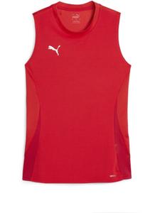 Спортивная футболка TeamGoal Sleeveless Jersey Wmns красного цвета Puma