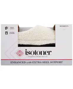 Женские тапочки-клоги Fiona Berber Isotoner Signature, черный