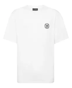 Футболка с короткими рукавами и круглым вырезом Plein Sport, белый