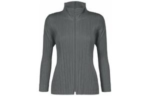PLEATS PLEASE ISSEY MIYAKE Женская куртка светло-серая, Light Gray