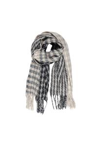 Шарф ONLY клетчатый, серый