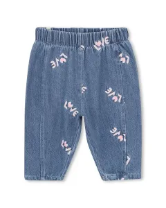 Джинсы для малыша с эластичной талией Billieblush, синий