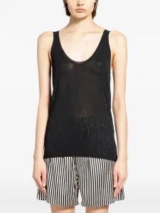 Вязаный топ LIGHT TRAP Petar Petrov, черный