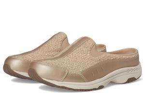 Кроссовки Easy Spirit Traveltime, цвет Gold Leather/Natural Sequin Boucle