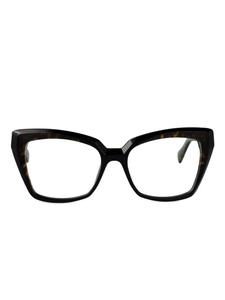 Cazal logo-print очки, черный