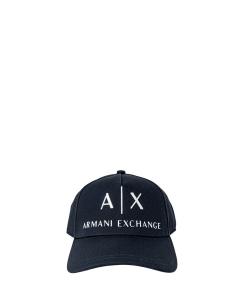 Бейсболка Armani Exchange с логотипом, синий/белый