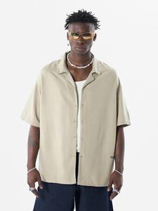 Повседневная рубашка VAMOS CLO Comfort fit Button Up Shirt Snowdrop, бежевый