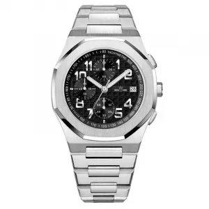 Мастер-хронограф Часы RICH KING, серебро