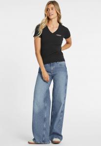 Базовая футболка CON SCOLLO A V AMERICAN TRADITION  Guess Jeans, черный