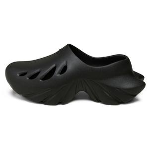 SMFK Женские сандалии с закрытым носком на резиновой подошве, графитово-черные