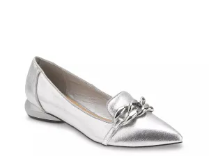 Лоферы Ninety Union Mira, серебристый металлик