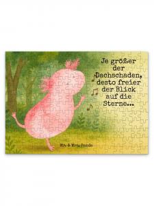 Mr. & Mrs. Panda Головоломка «Танцующий аксолотль» с надписью, выполненной белым цветом