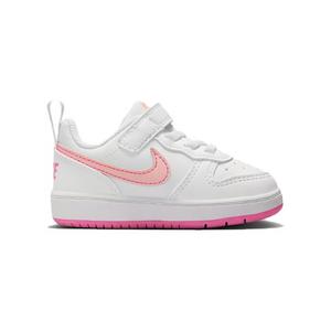 Кроссовки Nike Court Borough Low для малышей TD, White/Pink