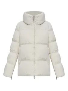 Стеганая куртка с воротником-стойкой Add, белый