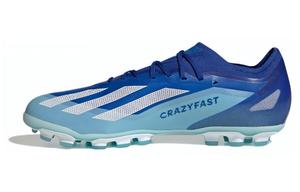 Футбольные бутсы X Crazyfast.1 мужские низкие синие/белые Adidas