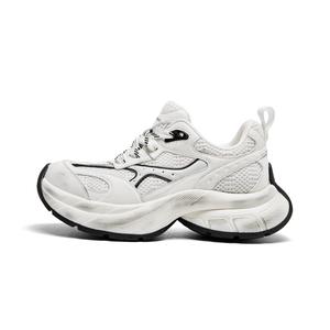 CHERYKALLY Скользоустойчивые износостойкие дышащие утепляющие низкие массивные кроссовки женские Moon White, цвет Moon White