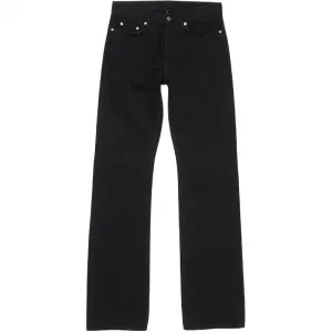 Расклешенные джинсы с пуговицами Acne Studios, черный