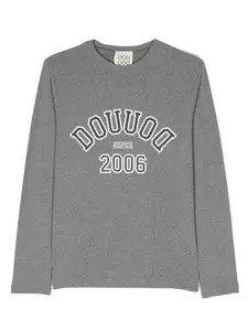 Футболка с логотипом Douuod Kids, серый