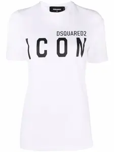 Футболка с принтом Icon Dsquared2, белый
