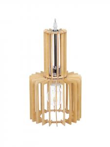 Beliani Подвесные светильники NIARI коричнево-бело-прозрачного цвета - (Ш) 19 x (В) 119 x (Д) 19 см