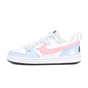 Детские скейтерские кроссовки Court Borough для младших школьников Nike, синий/розовый/белый