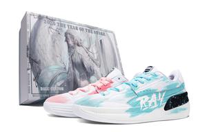 PUMA Кроссовки баскетбольные Clyde Hardwood Team Unisex низкие белые в специальной коробке, цвет Special Shoe Box