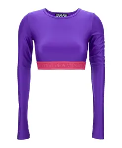 Футболка и поло Versace Jeans Couture, фиолетовый