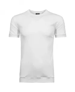 Футболка с круглым вырезом и поясом Ragman, белый