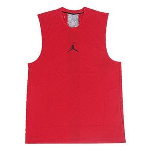 Майка Air Jordan Quick Dry Basketball Training Sports Vest Red, красный